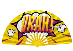 Leque Vrah! Amarelo