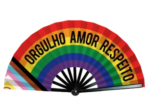 Leque Orgulho Amor e Respeito