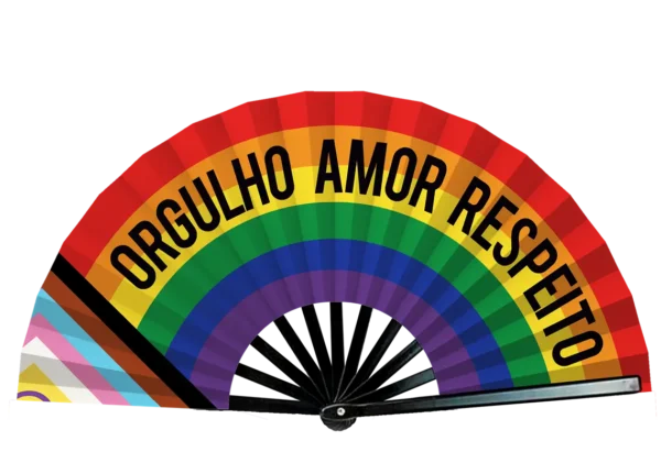 Leque Orgulho Amor e Respeito